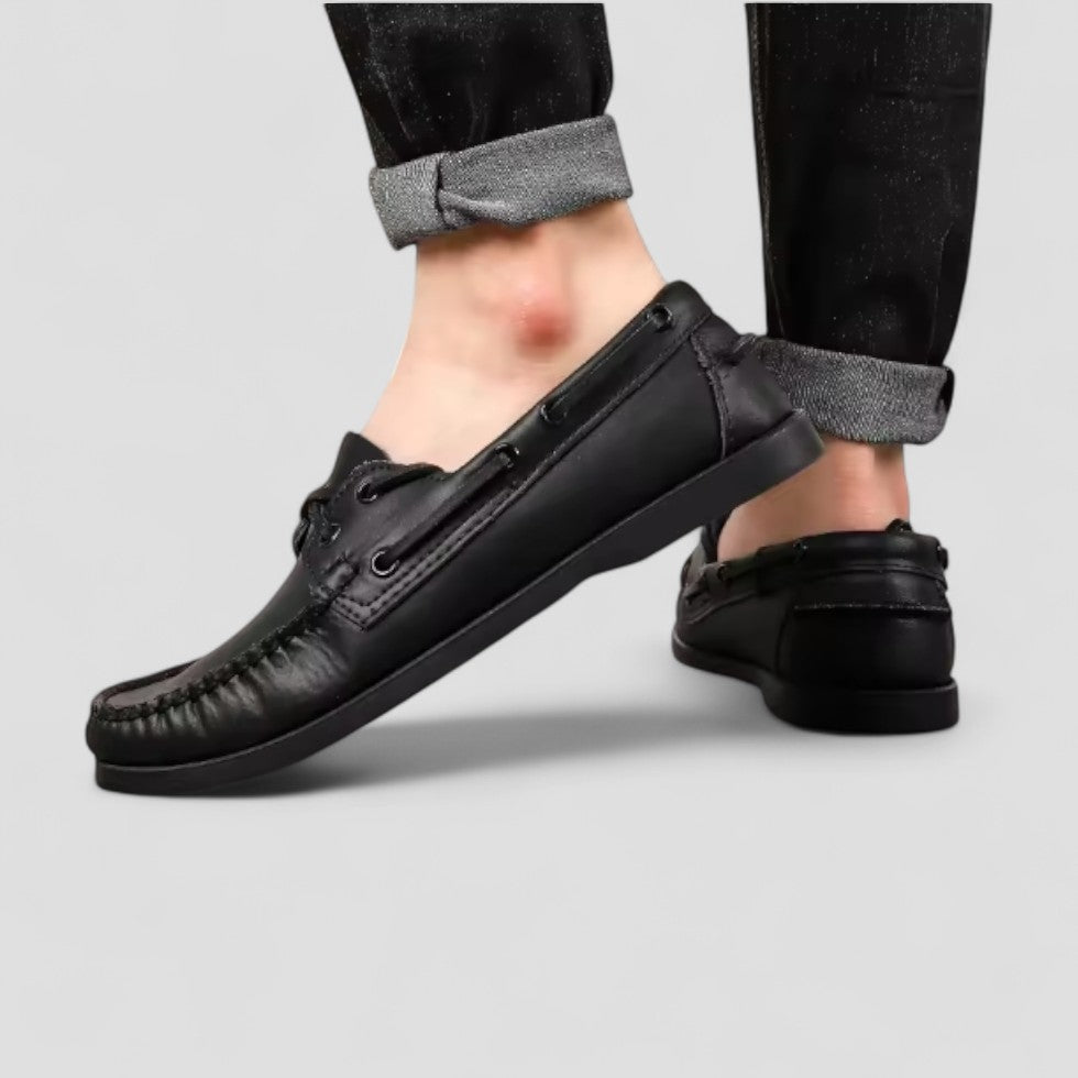 VogeLuxe | Men’s Classic Leather Loafer Shoes