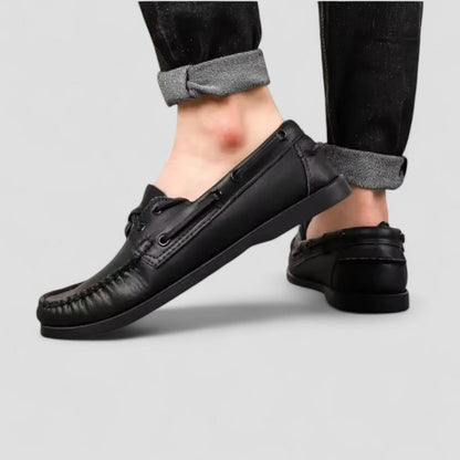 VogeLuxe | Men’s Classic Leather Loafer Shoes