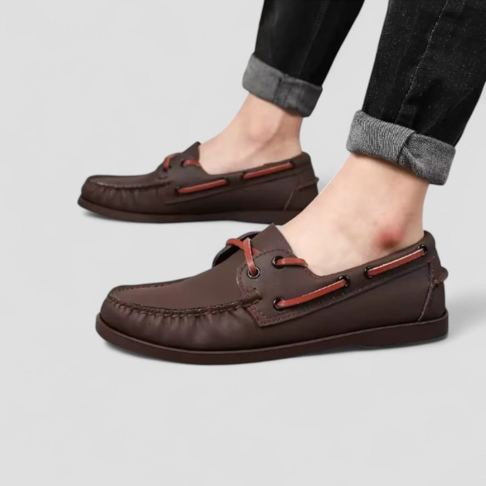 Leather Driving Loafers for Men Formal Casual Wear
