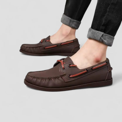 VogeLuxe | Men’s Classic Leather Loafer Shoes