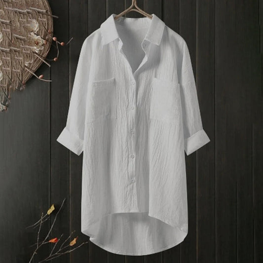 Women's Classic Casual Button Down Shirt - VogeLuxe