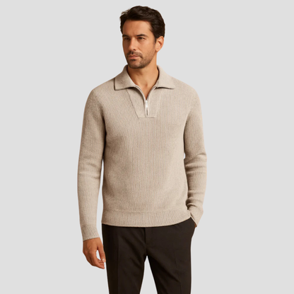 Lennox | Ribbed Polo Jumper 2
