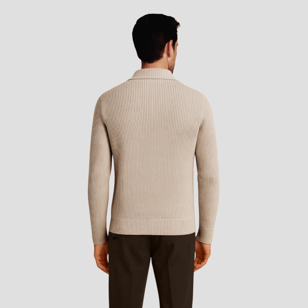 Lennox | Ribbed Polo Jumper 3
