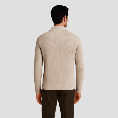 Lennox | Ribbed Polo Jumper 3