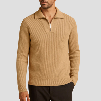 Lennox | Ribbed Polo Jumper 4