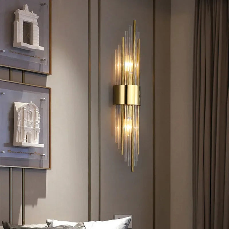 Elegant Indoor Wall Sconce Luxury Light Fixture - VogeLuxe
