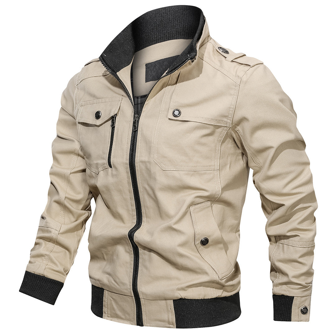 Rugged Military Style Jacket for Men
