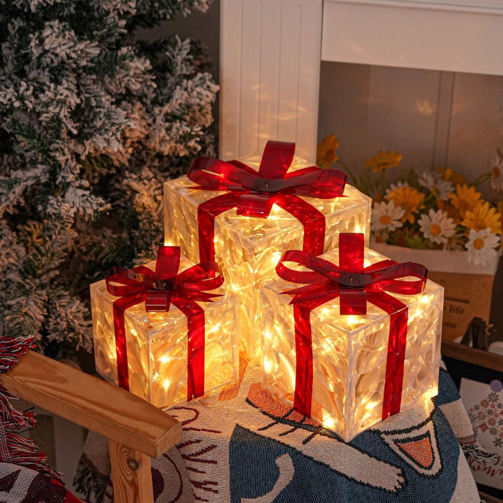 Colorful LED Christmas Yard Decor Lights Kit