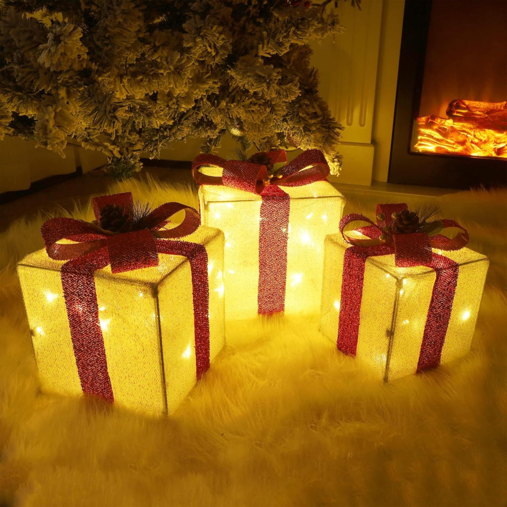 Colorful LED Christmas Yard Decor Lights Kit