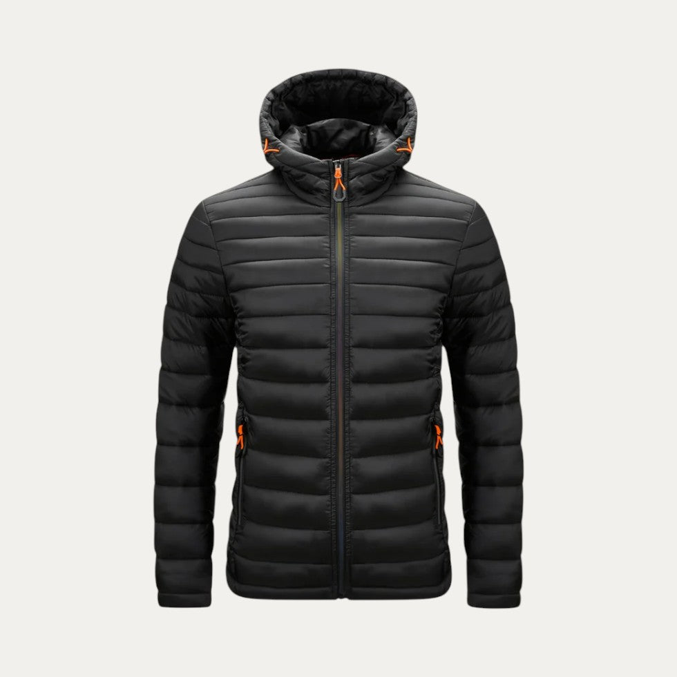 Lightweight Hooded Puffer Jacket for Men 0