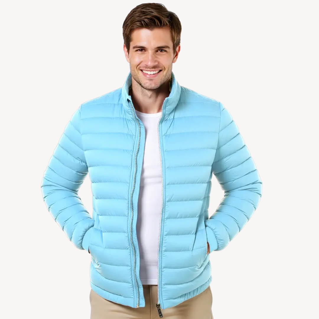 VogeLuxe | Men’s Lightweight Quilted Down Jacket