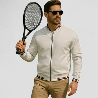 Lightweight Zip Up Classic Bomber Jacket for Men