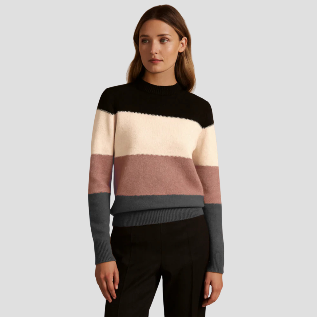 Lila | Colour Block Knit Jumper 2