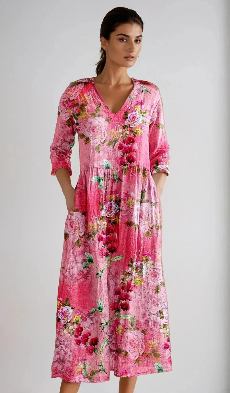 Ladies Elegant Fitting Casual Dress - BritishElegance