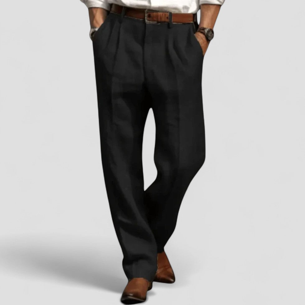 VogeLuxe | Men’s Relaxed Wide-Leg Trousers