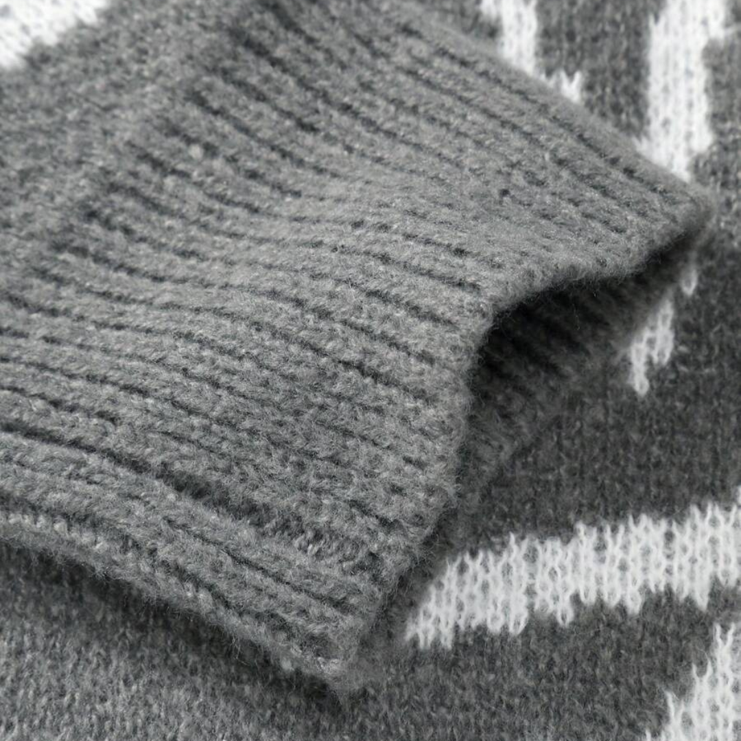 VogeLuxe | Men’s Bold Graphic Crewneck Sweater