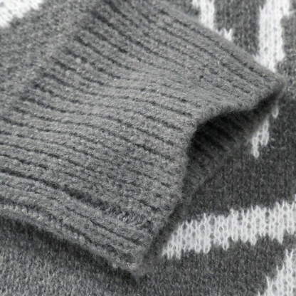 VogeLuxe | Men’s Bold Graphic Crewneck Sweater