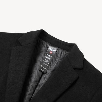 VogeLuxe | Men’s Classic Tailored Mid-Length Overcoat