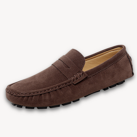 VogeLuxe | Men’s Classic Suede Driving Moccasins