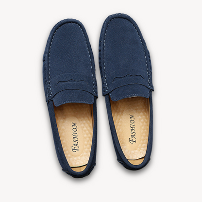 VogeLuxe | Men’s Classic Suede Driving Moccasins