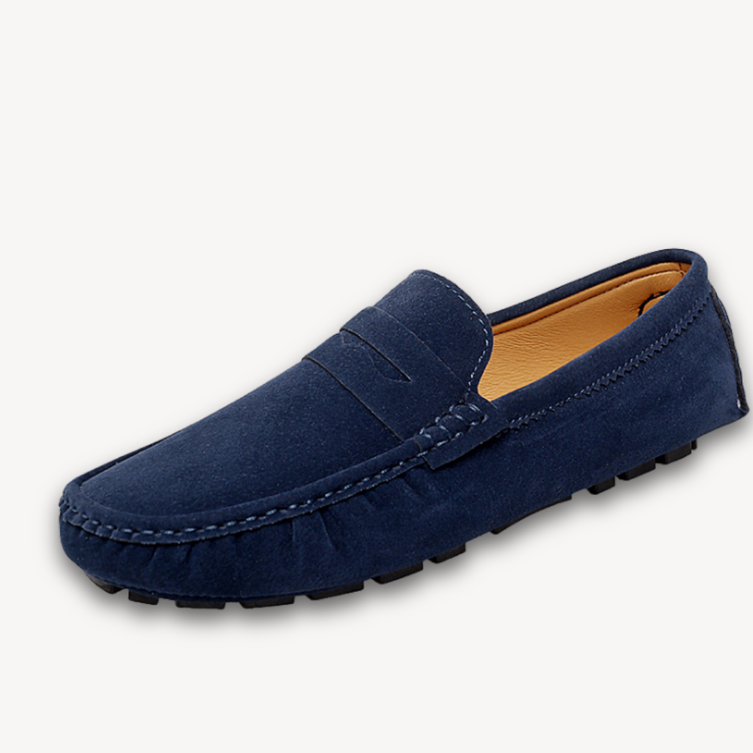 VogeLuxe | Men’s Classic Suede Driving Moccasins