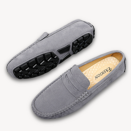 VogeLuxe | Men’s Classic Suede Driving Moccasins