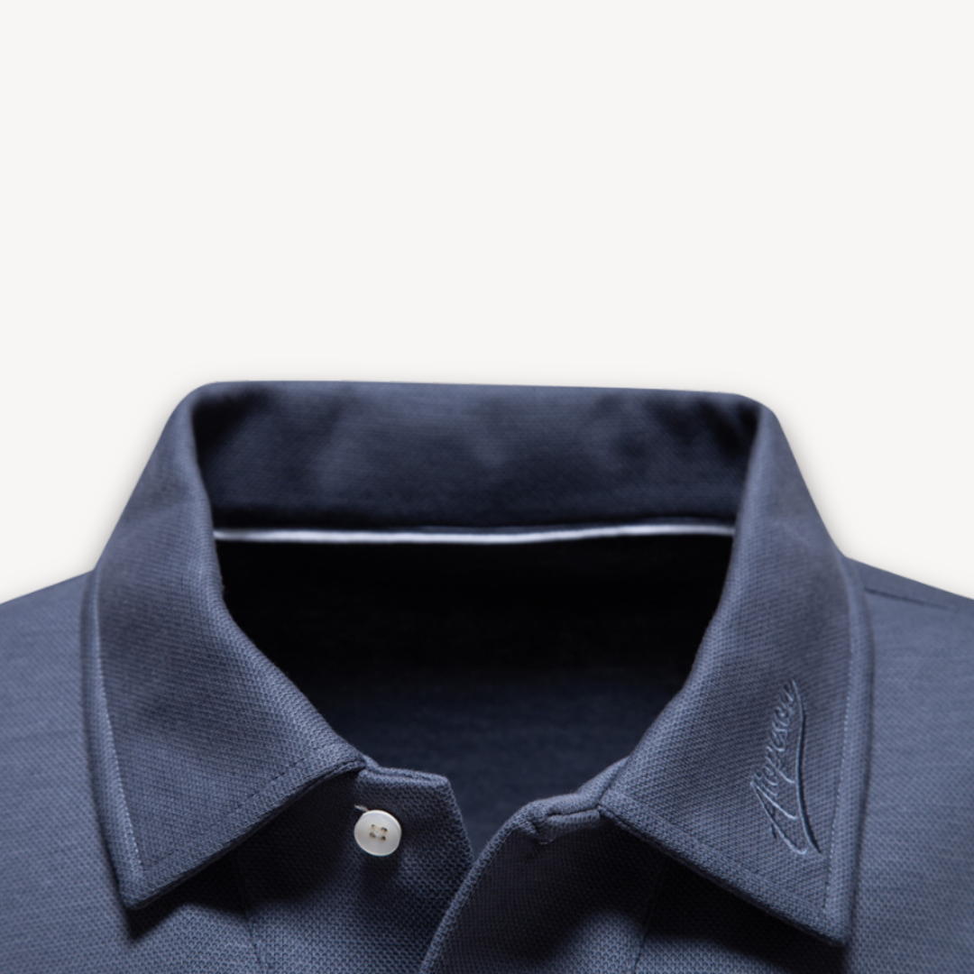 VogeLuxe | Men’s Classic V-Notch Polo Shirt