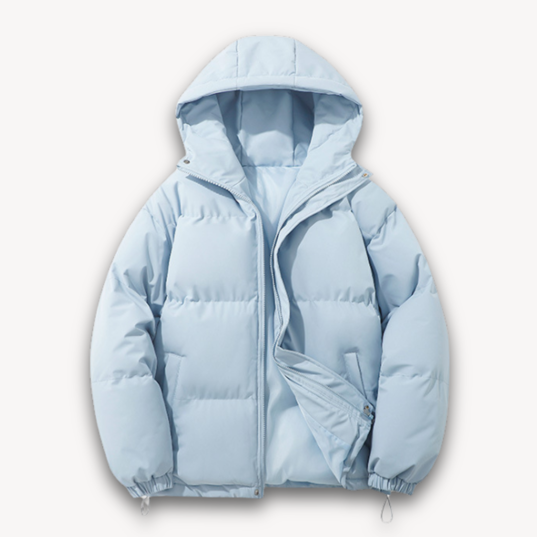 VogeLuxe | Men’s Boxy Hooded Puffer Jacket
