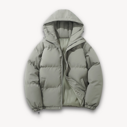 VogeLuxe | Men’s Boxy Hooded Puffer Jacket