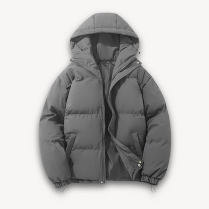 VogeLuxe | Men’s Boxy Hooded Puffer Jacket