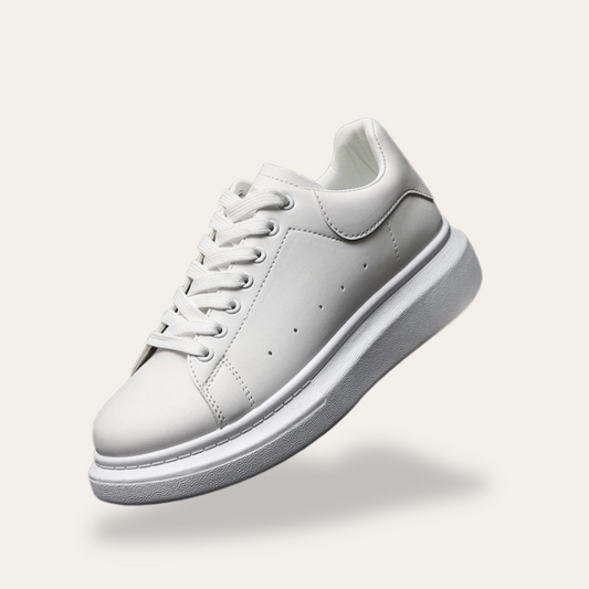 VogeLuxe | Men’s White Platform Sneakers