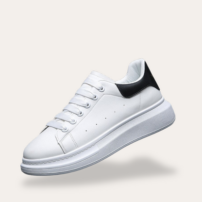 VogeLuxe | Men’s White Platform Sneakers