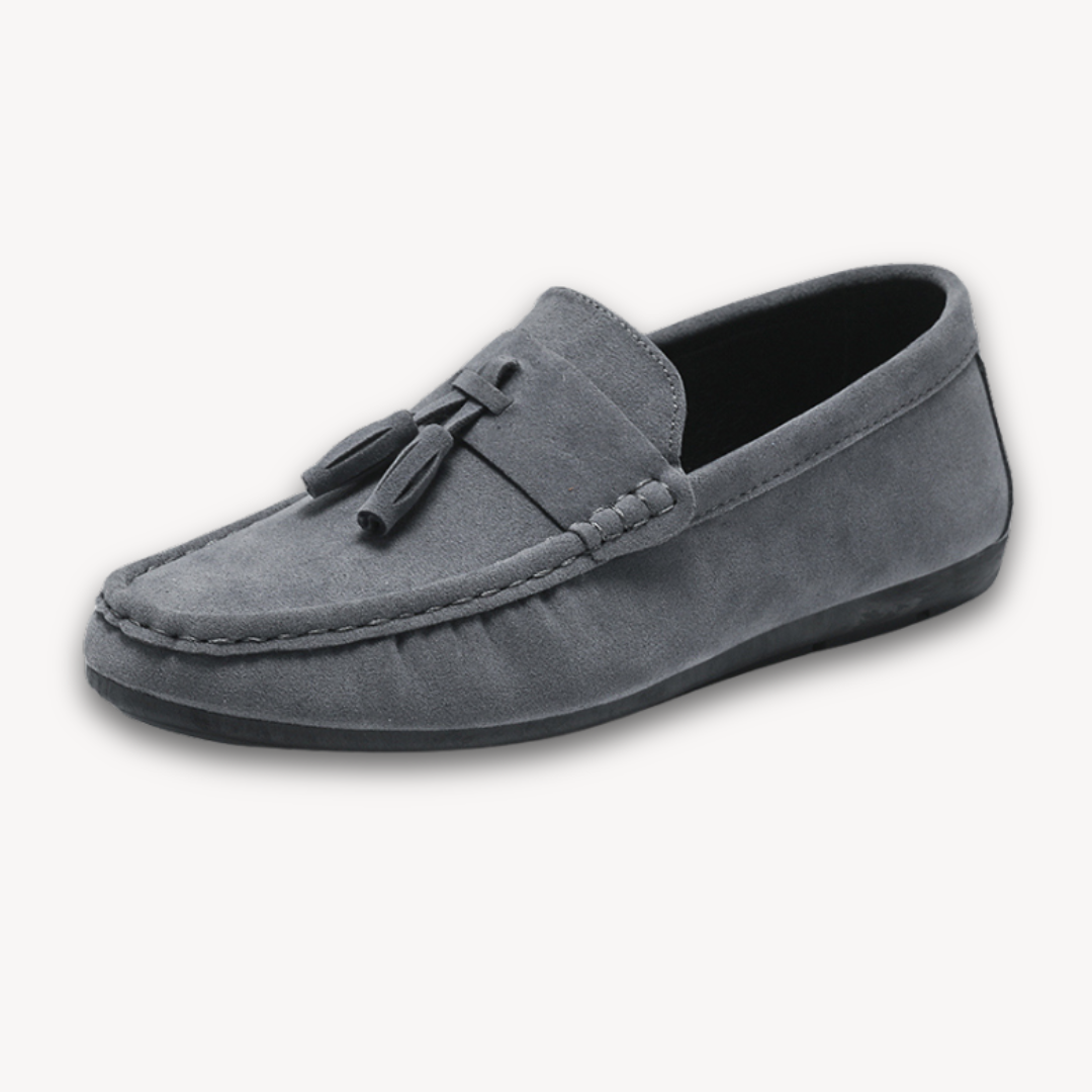 VogeLuxe | Men’s Suede Tassel Loafers