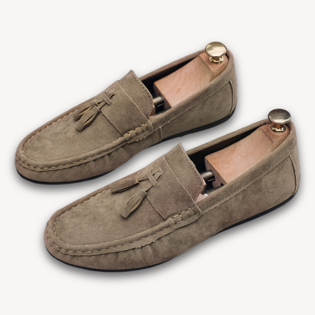 VogeLuxe | Men’s Suede Tassel Loafers