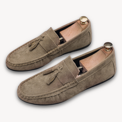 VogeLuxe | Men’s Suede Tassel Loafers