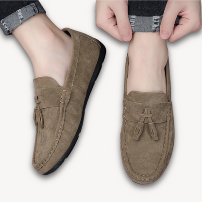 VogeLuxe | Men’s Suede Tassel Loafers