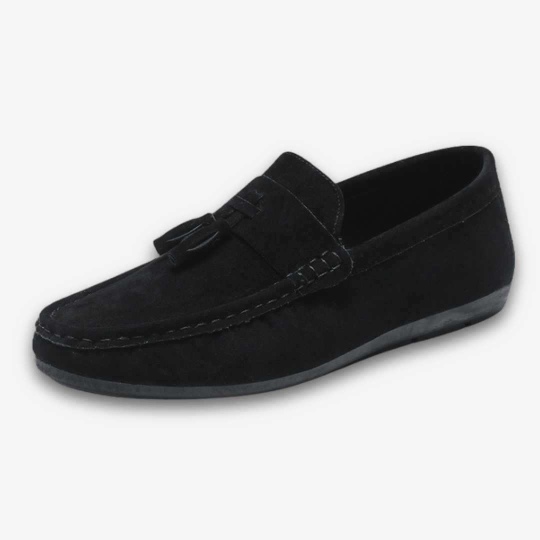 VogeLuxe | Men’s Suede Tassel Loafers