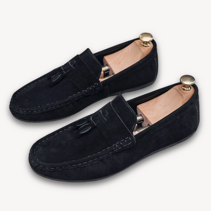VogeLuxe | Men’s Suede Tassel Loafers