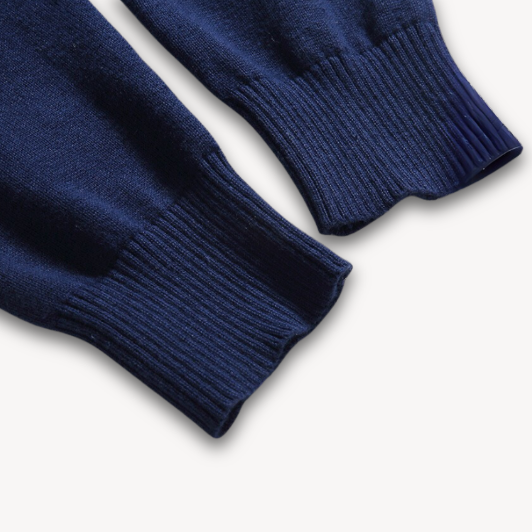 VogeLuxe | Men’s Classic V-Neck Knit Sweater