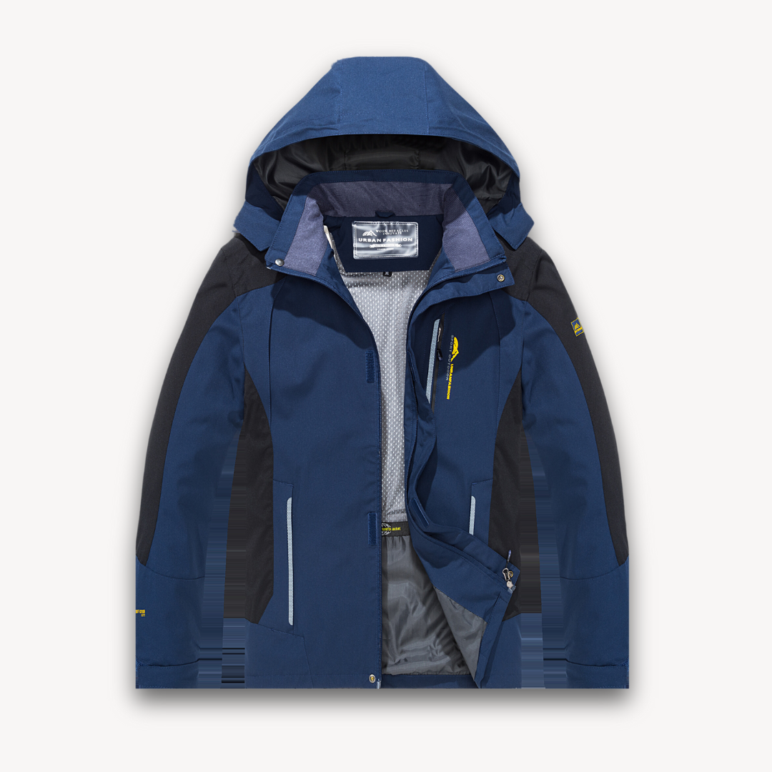 VogeLuxe | Men’s All-Weather Hooded Hiking Jacket