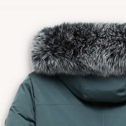 VogeLuxe | Men’s Long Fur Hood Winter Parka