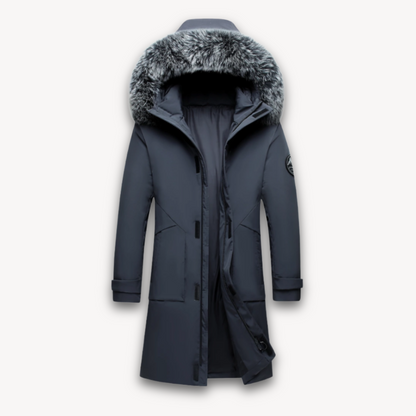 VogeLuxe | Men’s Long Fur Hood Winter Parka