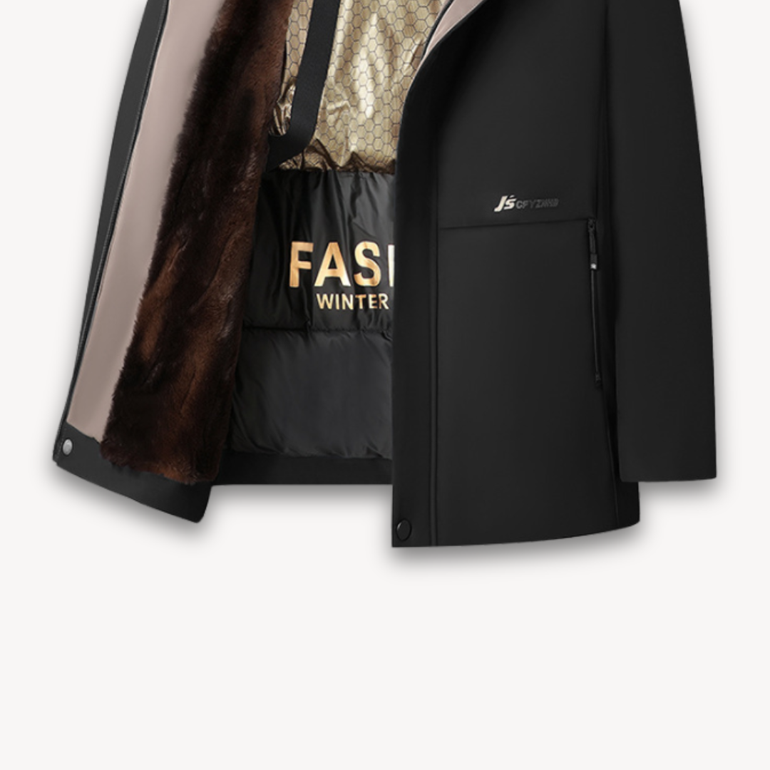 VogeLuxe | Men’s Thermal Lined Water-Resistant Parka