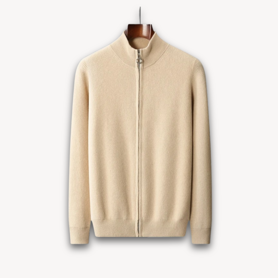 VogeLuxe | Men’s Slim Fit Zip Cardigan