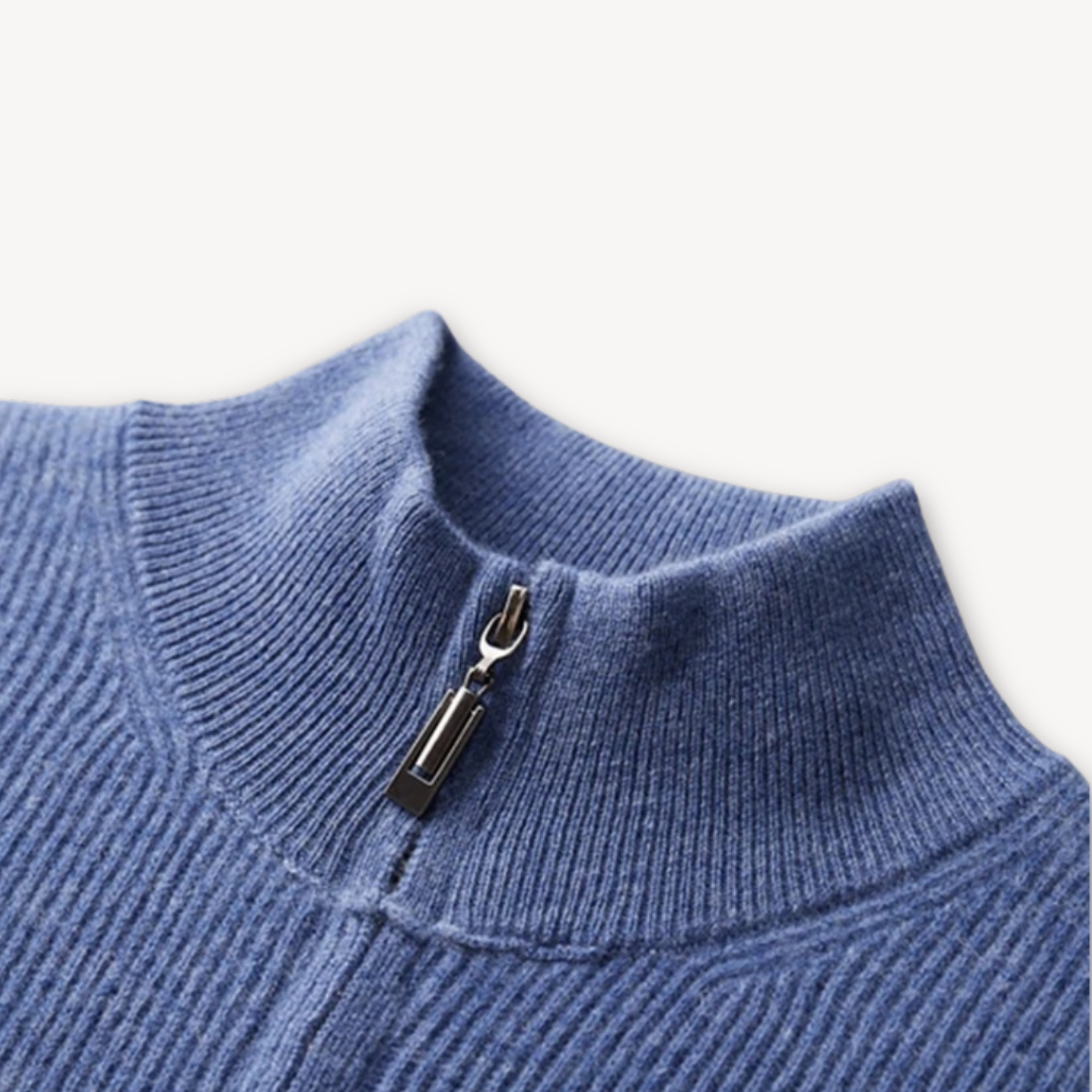 VogeLuxe | Men’s Slim Fit Zip Cardigan