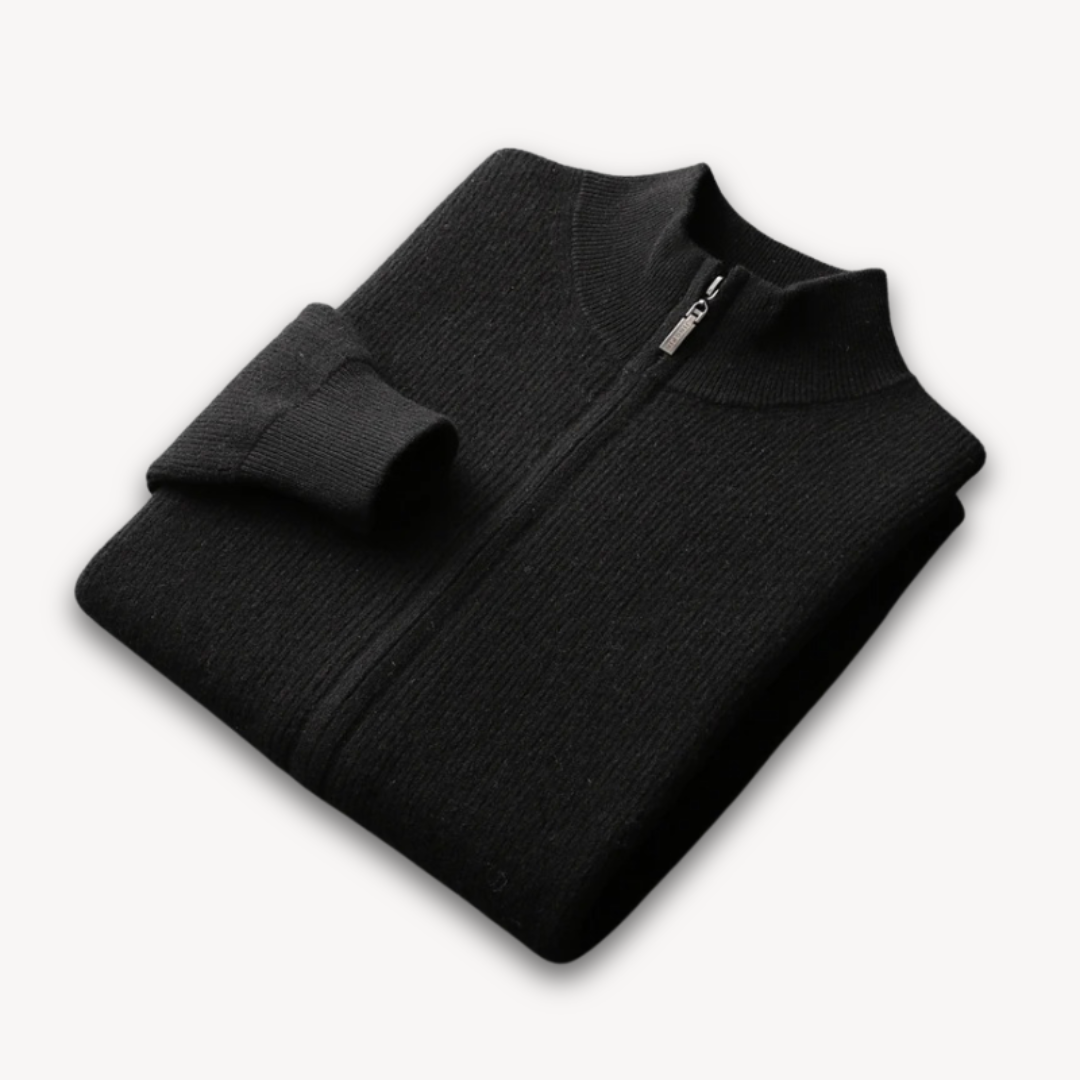 VogeLuxe | Men’s Slim Fit Zip Cardigan