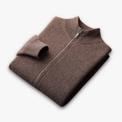 VogeLuxe | Men’s Slim Fit Zip Cardigan