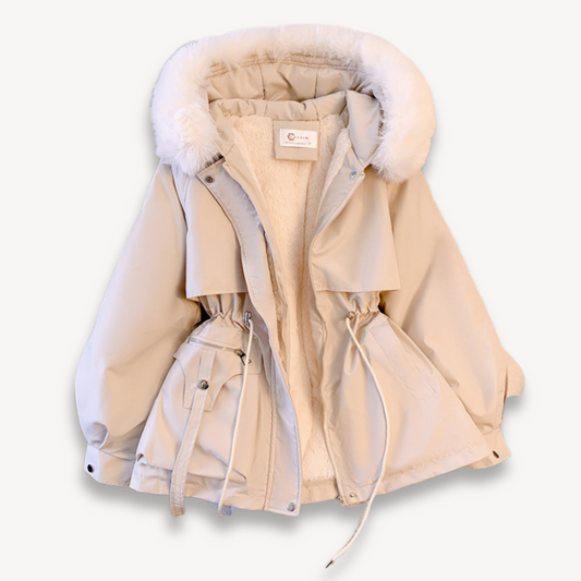 VogeLuxe | Women’s Faux Fur Collar Down Jacket