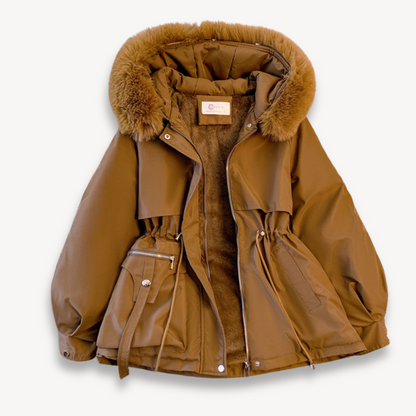 VogeLuxe | Women’s Faux Fur Collar Down Jacket