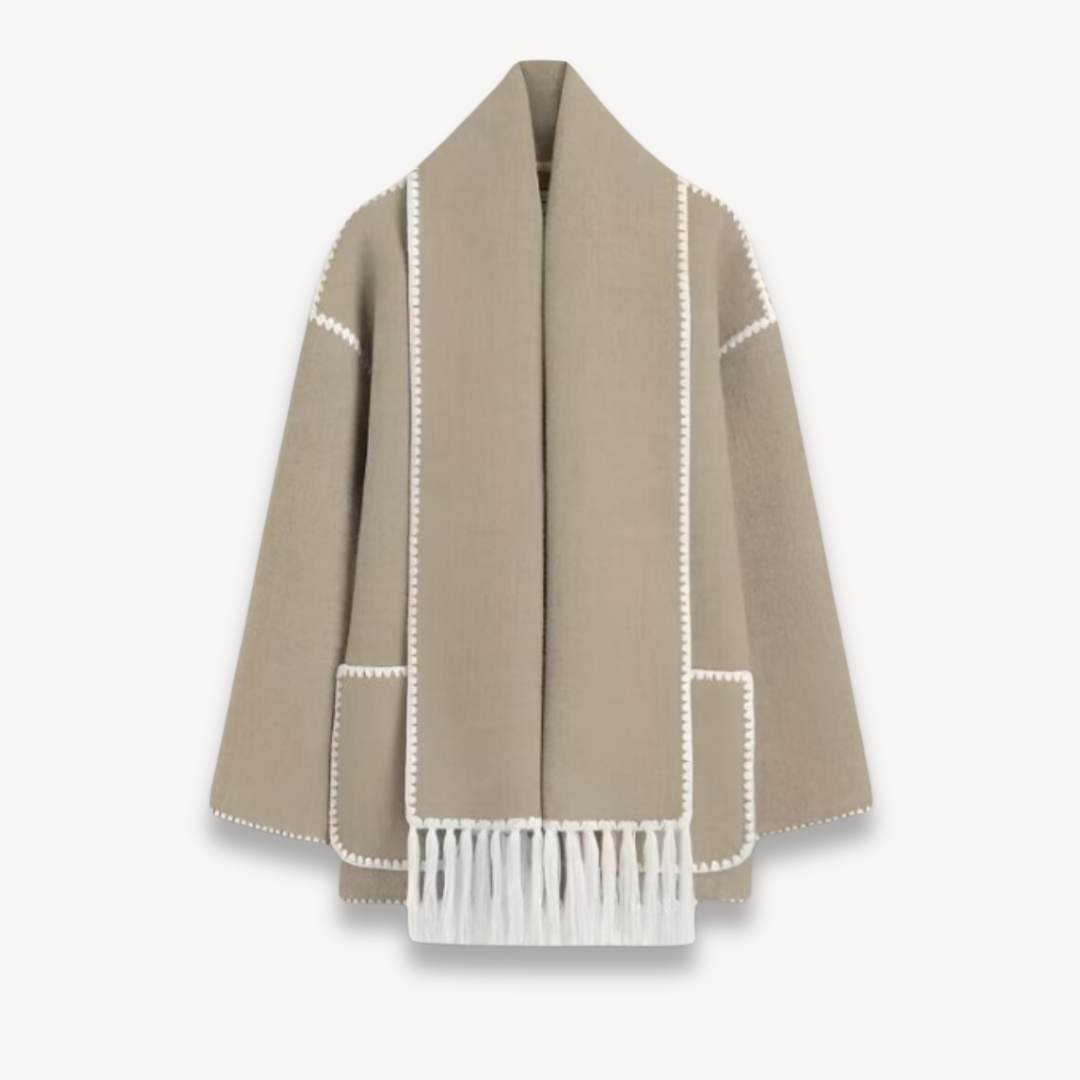 VogeLuxe | Women’s Vintage Patchwork Overcoat